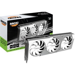 INNO3D GeForce RTX 5070 Ti X3 OC Bianco 16GB GDDR7 DLSS4