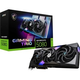 MSI GAMING GEFORCE RTX 5080 16G TRIO OC Graphics Card NVIDIA 16GB GDDR7
