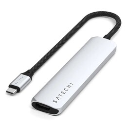 Hub di interfaccia USB tipo C Satechi ST-P6SS 10000 Mbit/s argento