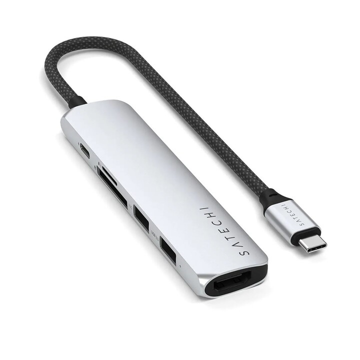 Satechi ST-P6SS USB Type C interface hub 10000 Mbit/s Silver