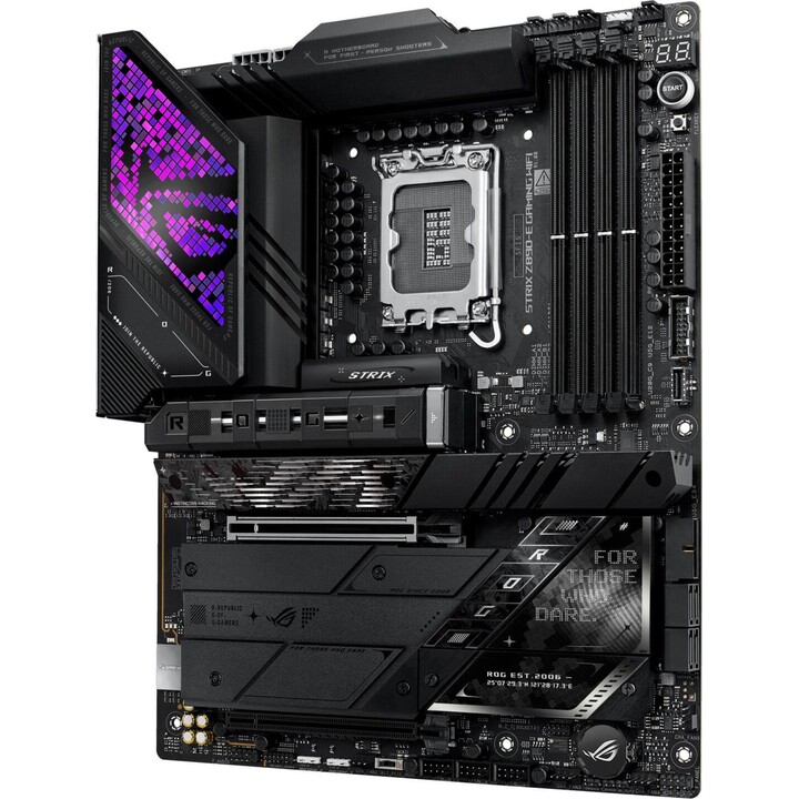 Placa base ASUS ROG Strix Z890-E Gaming WiFi ATX, 18+1+2+2 etapas de potencia, DDR5