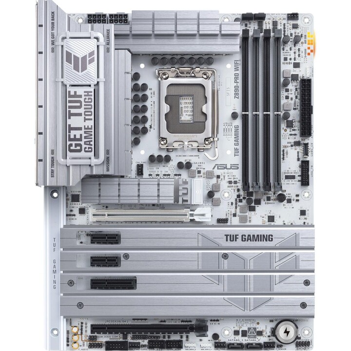 Placa base ASUS TUF Gaming Z890-PRO WiFi ATX, 16+1+2+1 (80 A) etapas de potencia, DDR5