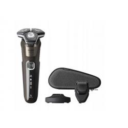 Afeitadora eléctrica para hombre marrón + estuche Philips serie 5000 S5886/38