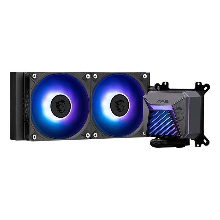 MSI MAG Coreliquid A15 240 Hauptplatine, Prozessor All-in-One-Flüssigkeitskühler 12 cm Schwarz 1 Stück(e)