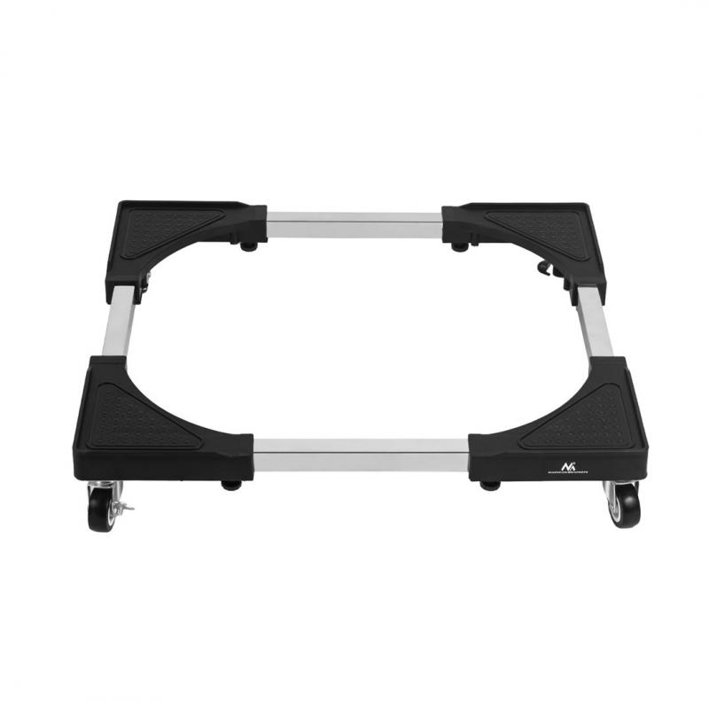 Maclean MC-119 B Soporte móvil para lavadora, Base con bloqueo de ruedas, 700-900 mm de ancho, universal, hasta 200 kg