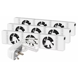 SpeedComfort Trio Set Weiß Ventilator