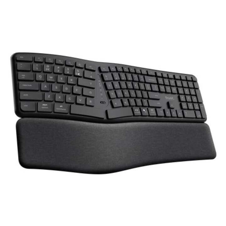 Trust Keyra Ergonomic Multi-Device Wireless Keyboard