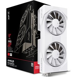 Placa de vídeo. XFX Swift RX 9060XT OC Branca 8GB