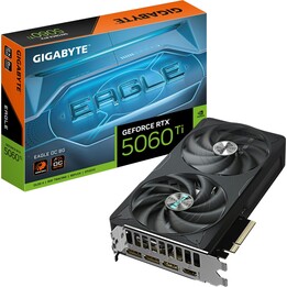 GIGABYTE GeForce RTX 5060 Ti EAGLE OC 8G Carte Graphique – 8 Go GDDR7, 128 bits, PCI-E 5.0, 2617 MHz Fréquence du processeur, 3