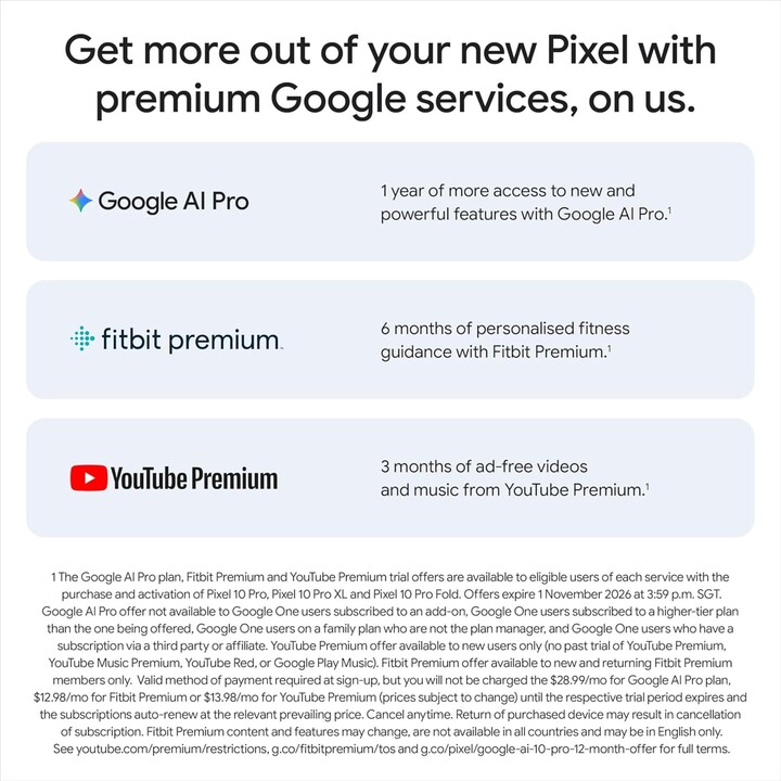 Google Pixel 10 5G, 12GB 128GB, 6.3 Inch OLED, Gemini IA, 4970mAh, Obsidian Black