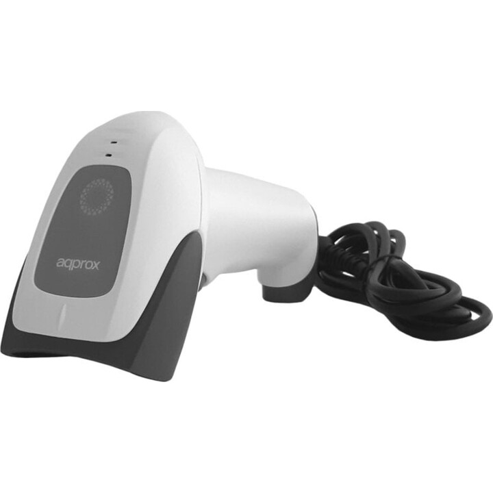 Approx APPLS22WH 2D-Barcode-Scanner USB weiß