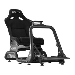 OPLITE GTR S8 Infinity Cockpit para Simracing e Flightsim Simulação de Direção Preto
