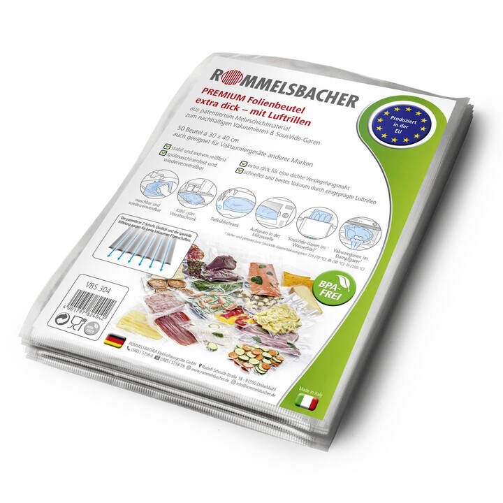 Rommelsbacher VBS 304 50 foil bags, 30 x 40 cm