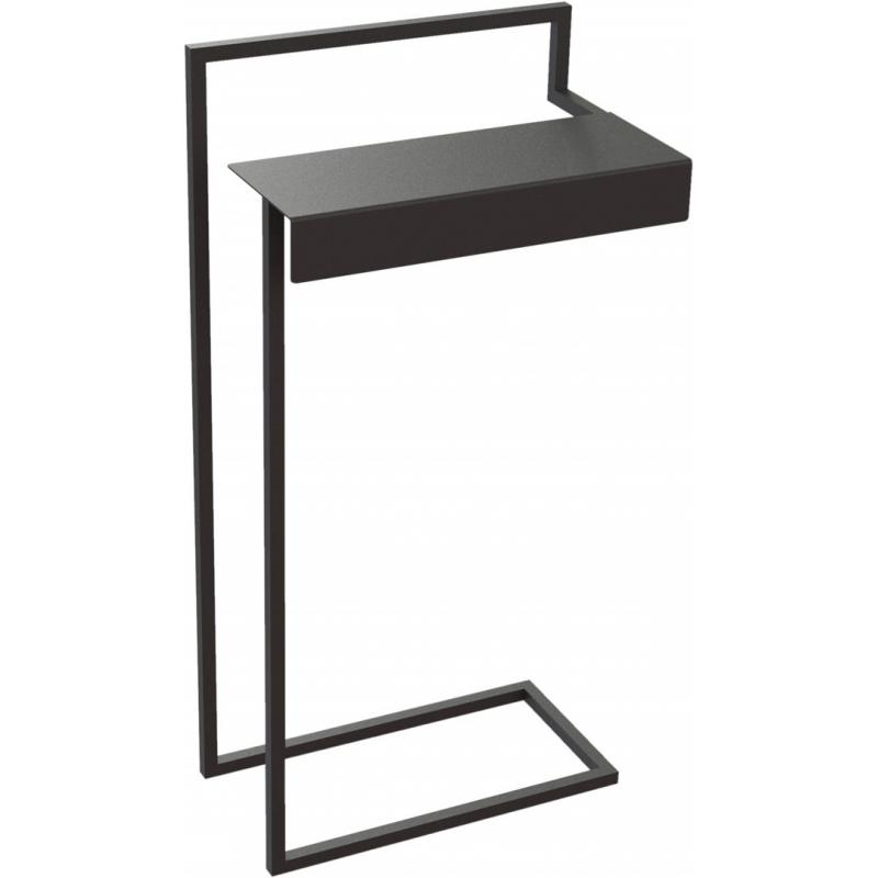 Floor hanger with shelf