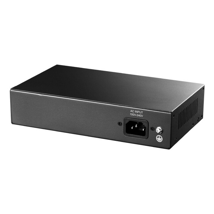 Switch Gigabit Ethernet Cudy GS1010P (10/100/1000) Power over Ethernet (PoE) para montagem em parede/mesa, preto