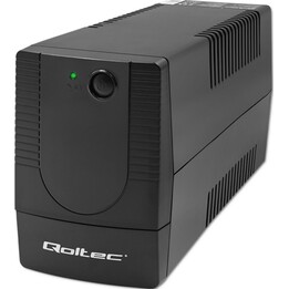Qoltec 53772 Gruppo di continuità interattivo | Monolite | 650VA| 360 W