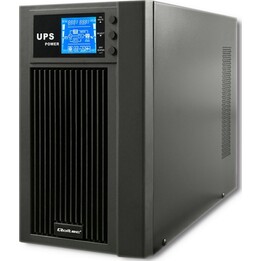 Qoltec 53043 Uninterruptible Power Supply | Online | Pure sine wave | 3kVA | 2.4k0W | LCD | USB
