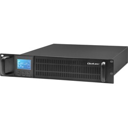 Sistema de alimentación ininterrumpida Qoltec UPS RACK, 1 kVA, 800 W, LCD