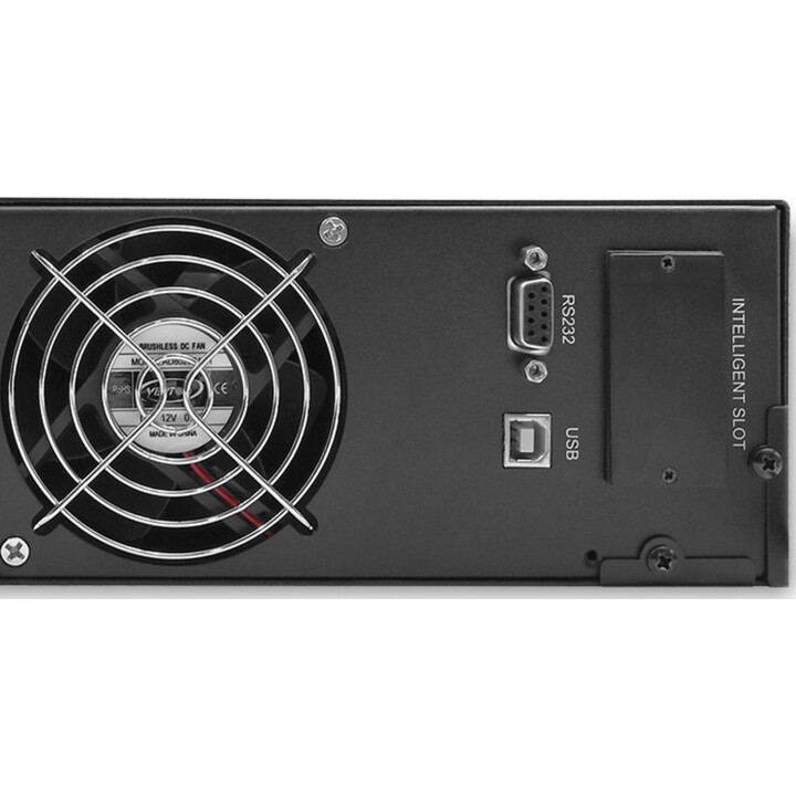 Qoltec 53945 UPS RACK Système d alimentation sans interruption | 1KVA | 800W | Écran LCD