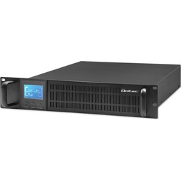 Sistema de alimentación ininterrumpida Qoltec UPS RACK, 3 kVA, 2400 W, LCD