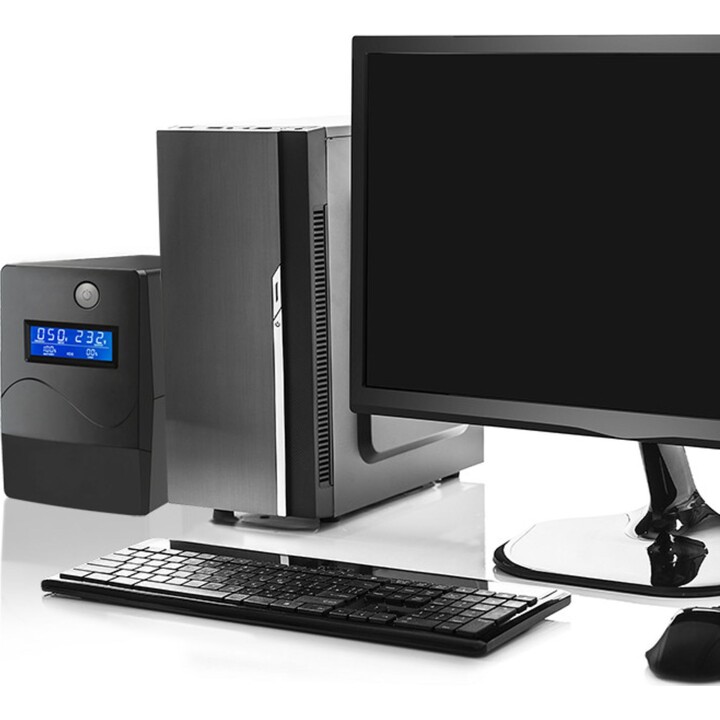 Gruppo di continuità Qoltec 53978 | Monolite | 650VA| 360 W | LCD | USB | RJ45
