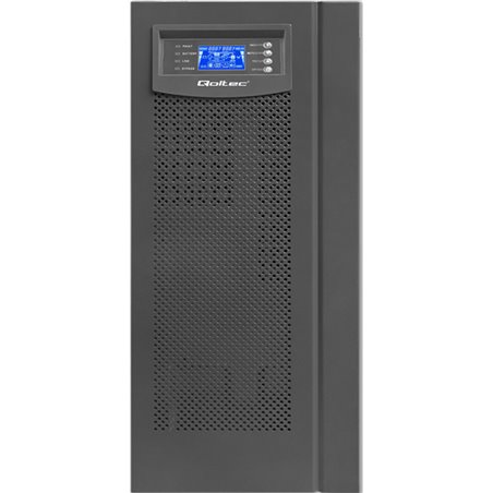 Onduleur Qoltec 53982 | En ligne | Onde sinusoïdale pure | 6kVA | 4,8 kW | LCD | USB