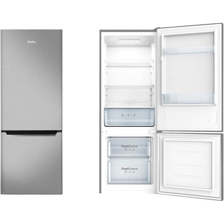 Frigorífico Congelador Amica FK244.4X(E) 206L Plata