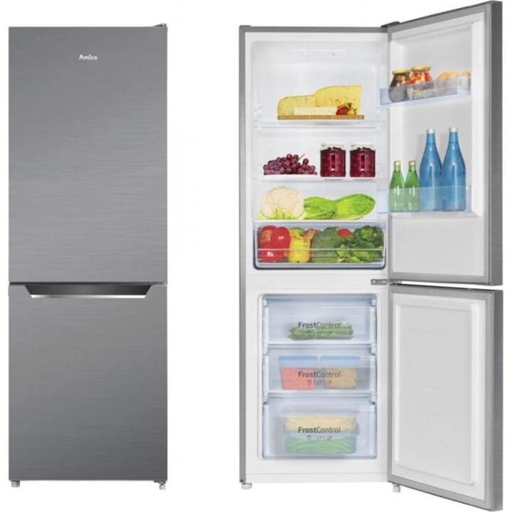 Frigorífico Congelador Amica FK2425.4UNTX(E) 227 L Plata