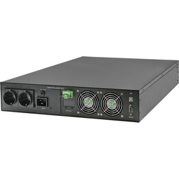 Sistema de Alimentación Ininterrumpida (SAI) Qoltec para rack, 2 kVA, 2000 W, Factor de potencia 1.0, LCD, EPO, USB, En línea