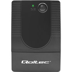 Qoltec 53773 alimentation d'énergie non interruptible Interactivité de ligne 0,85 kVA 480 W 1 sortie(s) CA