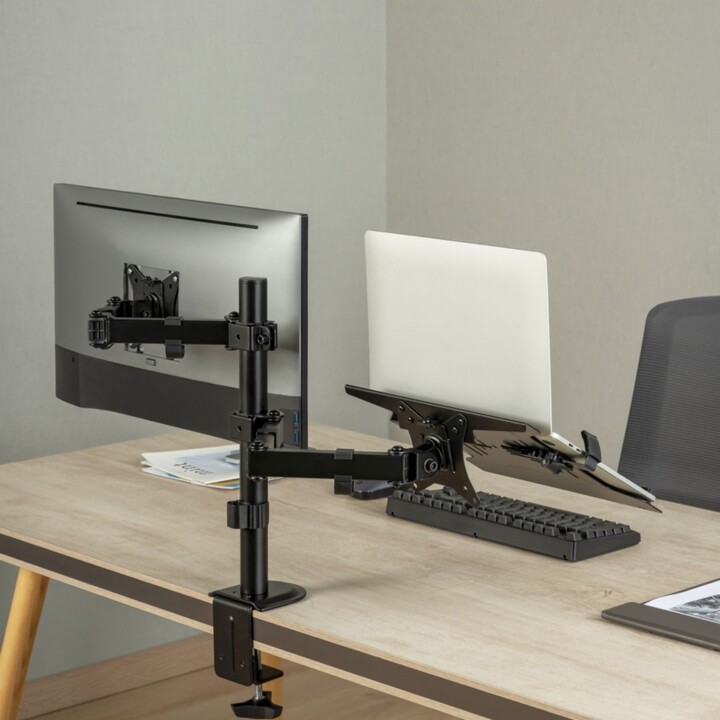 Supporto da tavolo regolabile/inclinabile DTL32TSR-193 per TV e laptop da 17-32