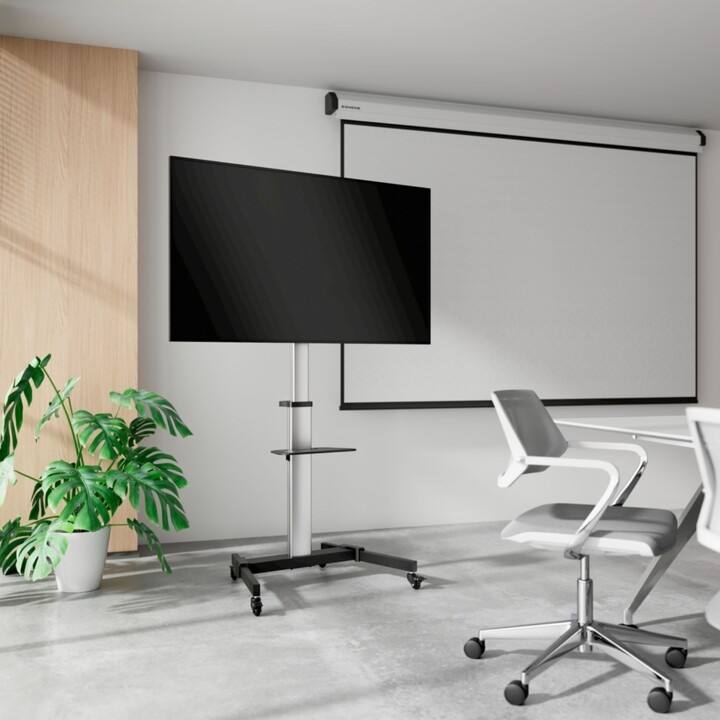 Aisens FT86TRE-197 Tilting Floor Stand with Wheels for TV 37-86 / up to 50kg