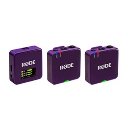 RODE Wireless GO III (fioletowy) - Sistema microfono bezprzewodowych