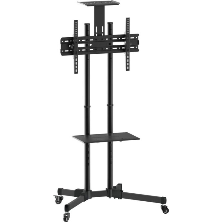 Equip 650603 Carrinho de TV multifuncional económico preto