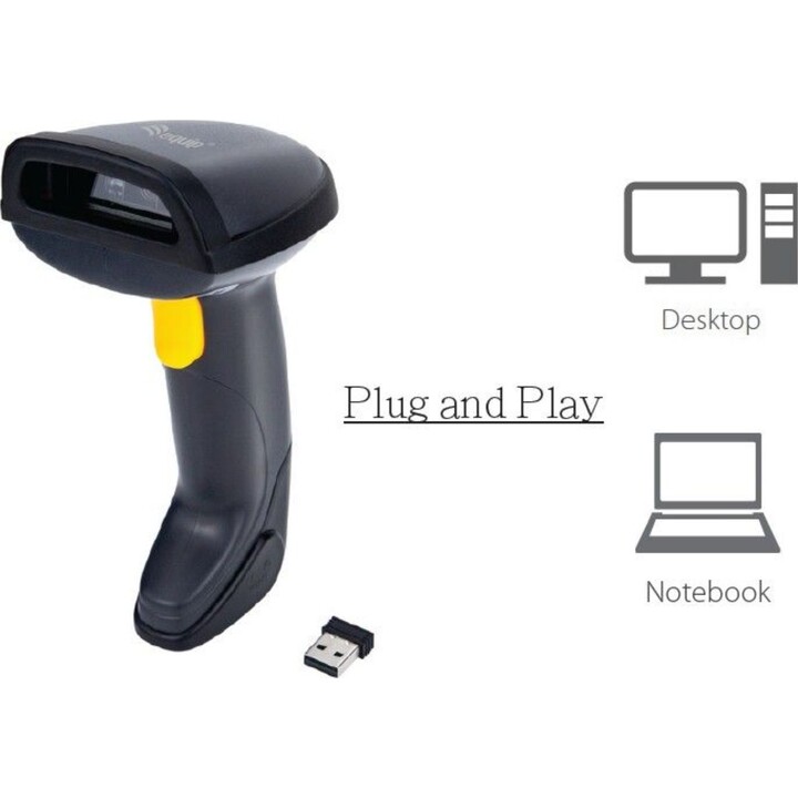 Wireless 2d barcode scanner, with s