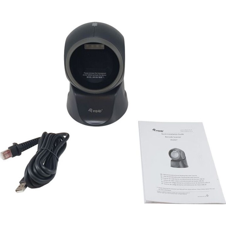 EQUIP 351027 Usb 2d omnidirectional desktop barc
