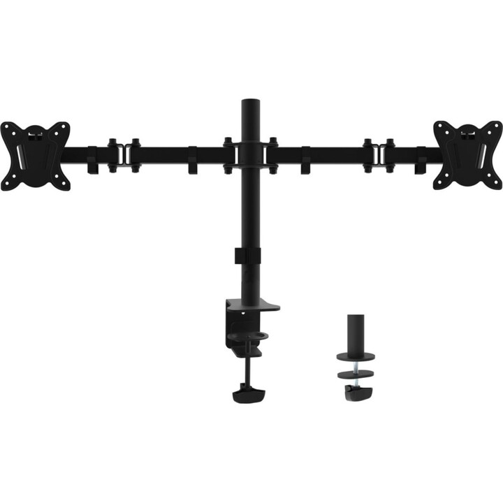Equip 650152 Soporte de escritorio articulado para monitor doble de 13"-27"