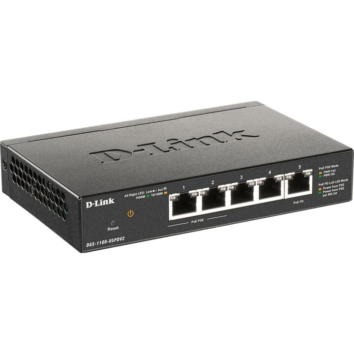 SCHALTER D-LINK 5 PORTS 10-100-1000 VERWALTUNG 1PD