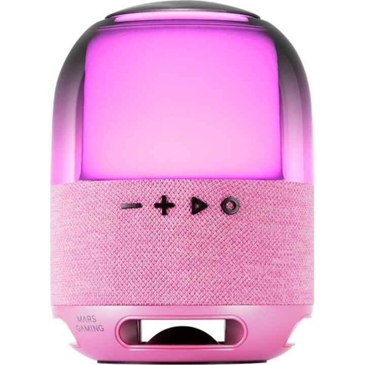 Mars Gaming MSFLOWP Altoparlante Bluetooth portatile 15W RGB 360° Rosa