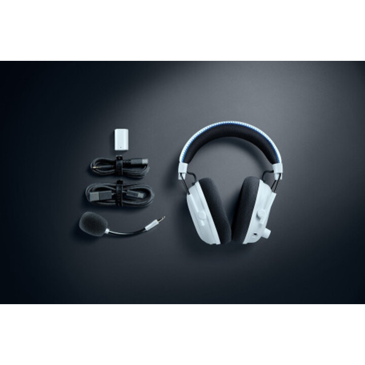 Casque de jeu filaire et sans fil Razer Blackshark V3 Pro, USB Type-A, Bluetooth, blanc