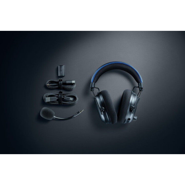 Cuffie da gioco wireless e cablate Razer Blackshark V3 Pro con USB Type-A e Bluetooth, nere