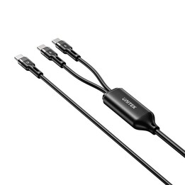 UNITEK USB-C CABLE 2IN1 PD 100W SILICONE 1.8M