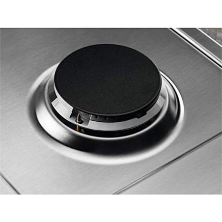 Electrolux Gas Hob KGS6424BX incorporato 60 cm 4 zone d'argento