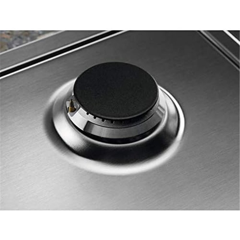 Placa de Gas Electrolux KGS6424BX Integrable 60 cm 4 Zonas Plata