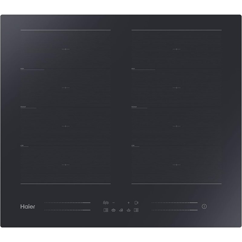 Haier ha2mtsj68mc indução hob 60cm 4 zonas pretas
