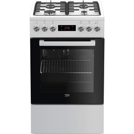 Beko FSE52320DWD Independent Gas Cooker 4 Zones White