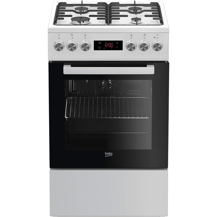 Cocina de Gas Independiente Beko FSE52320DWD 4 Zonas Blanco