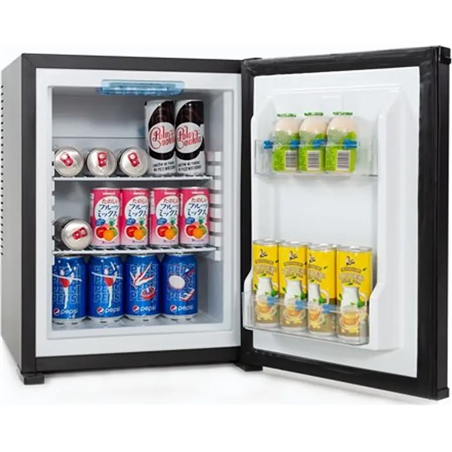 MPM-30-MBS-06 Freistehender Minibar-Kühlschrank 33 L Schwarz