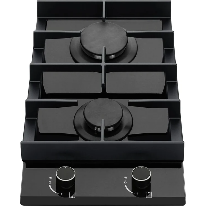 Placa de Gas MPM 30-GMH-20 51cm 4200 W 2 Zonas Negro