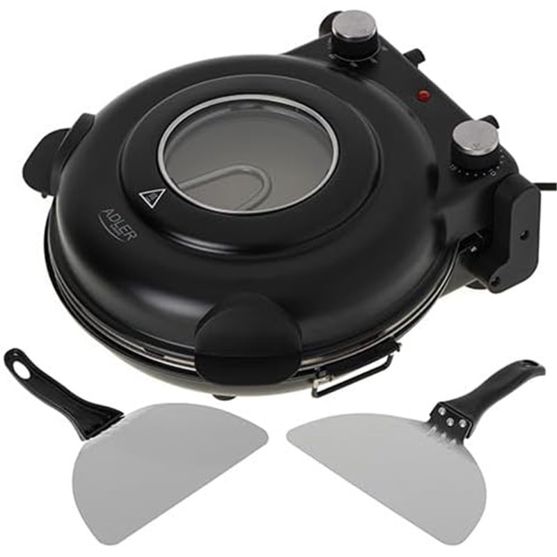 Electric Pizza Oven Adler AD 6314 1200 W 40 cm Black
